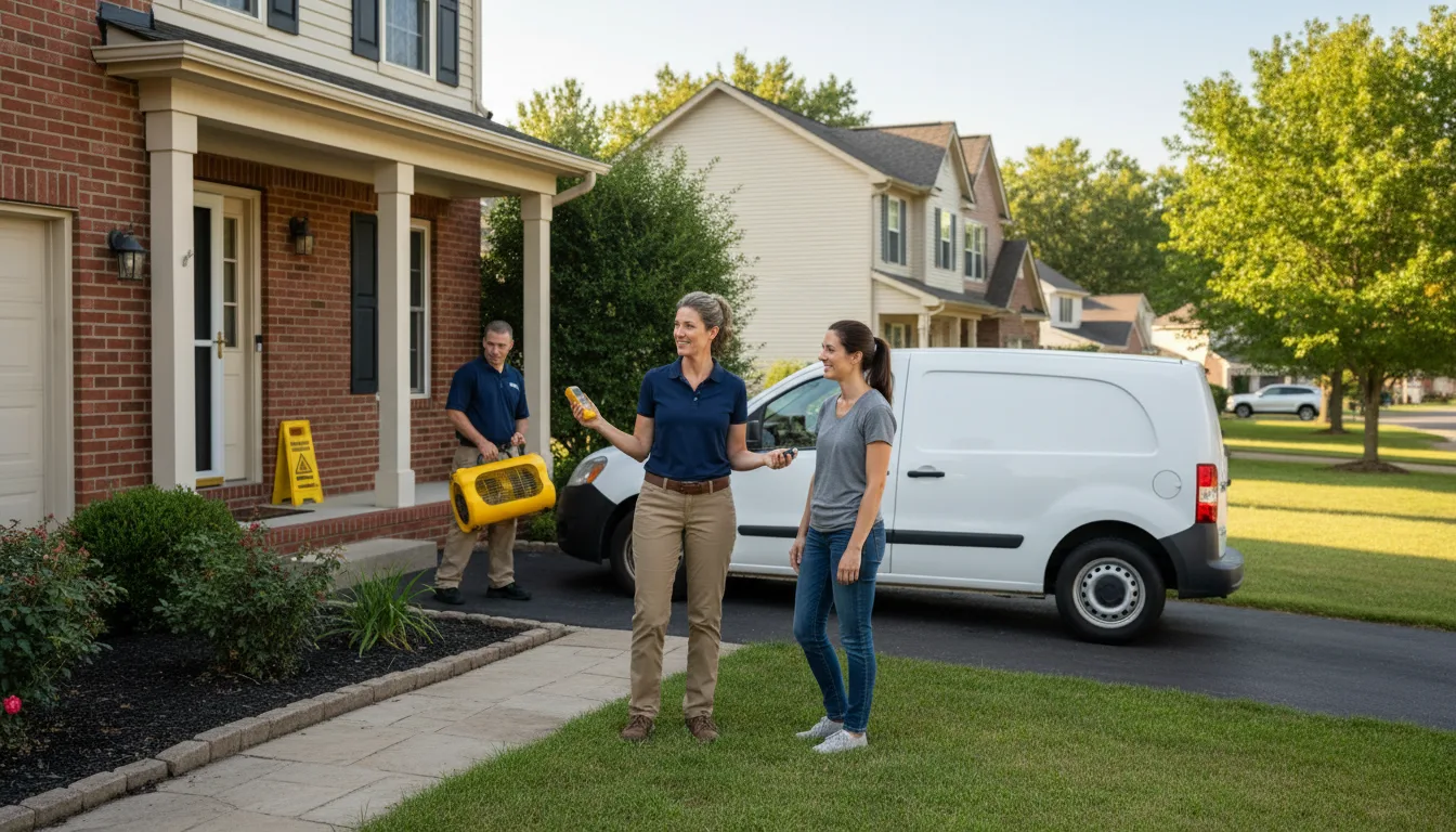 Water restoration image for Dehumidification And Cleanup Services in Dover Foxcroft, ME